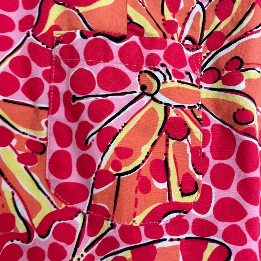 Lilly Pulitzer Reversible Wrap Skirt in Dragonfly and Zebra Prints - Picture 10 of 13